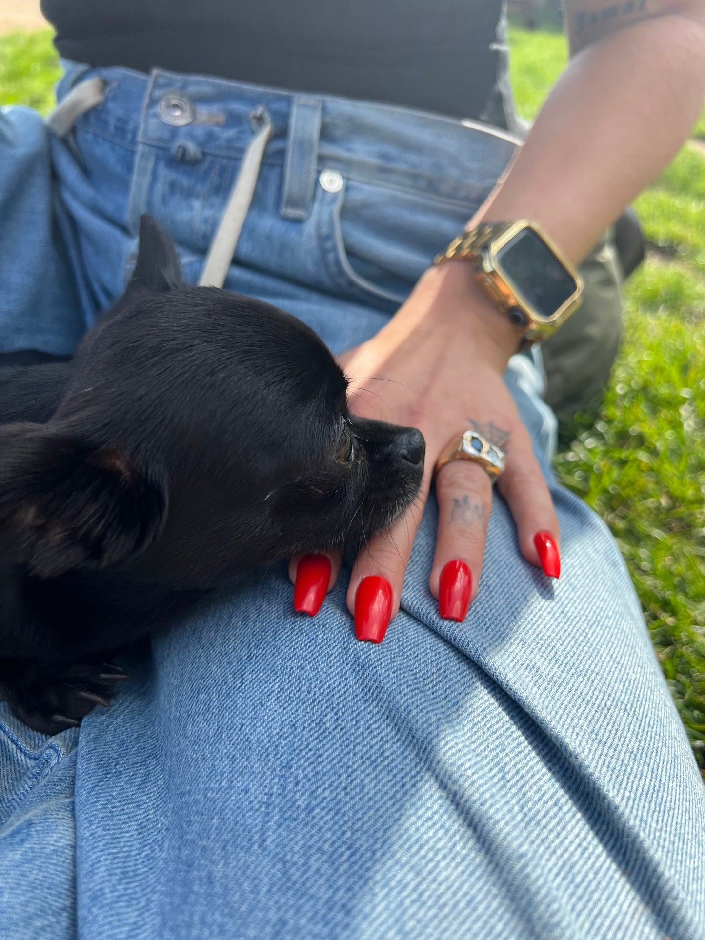 Claws by Tiger Taylor Fuego Red Biodegradable Nails