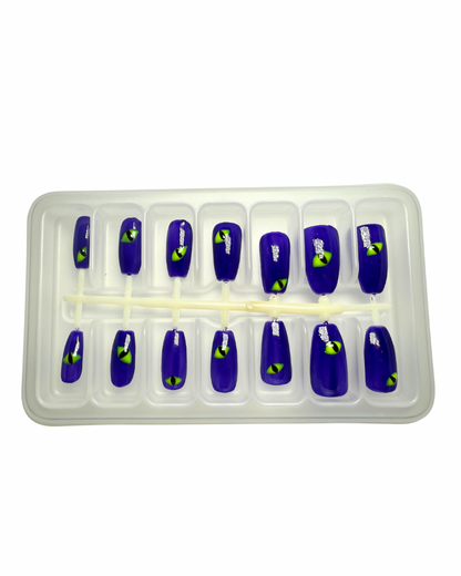 I'M WATCHING YOU BLUE CUSTOM CLAWS