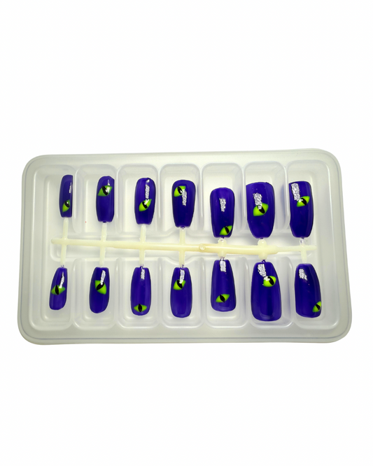I'M WATCHING YOU BLUE CUSTOM CLAWS
