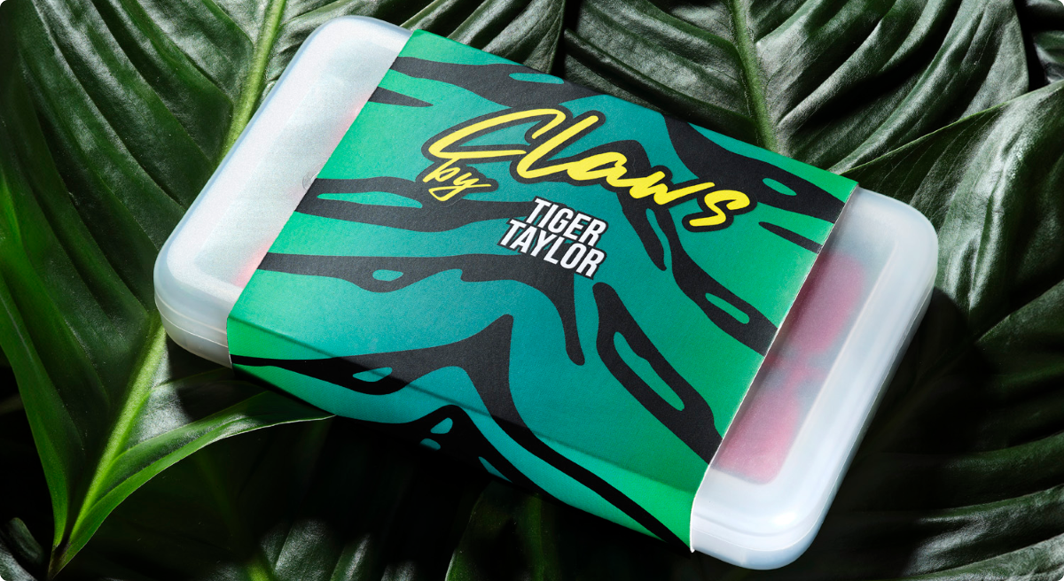 Claws By Tiger Taylor Press On Nails Packaging