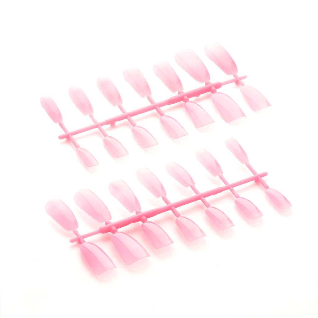 Claws by Tiger Taylor Los angeles neon pink jelly nails