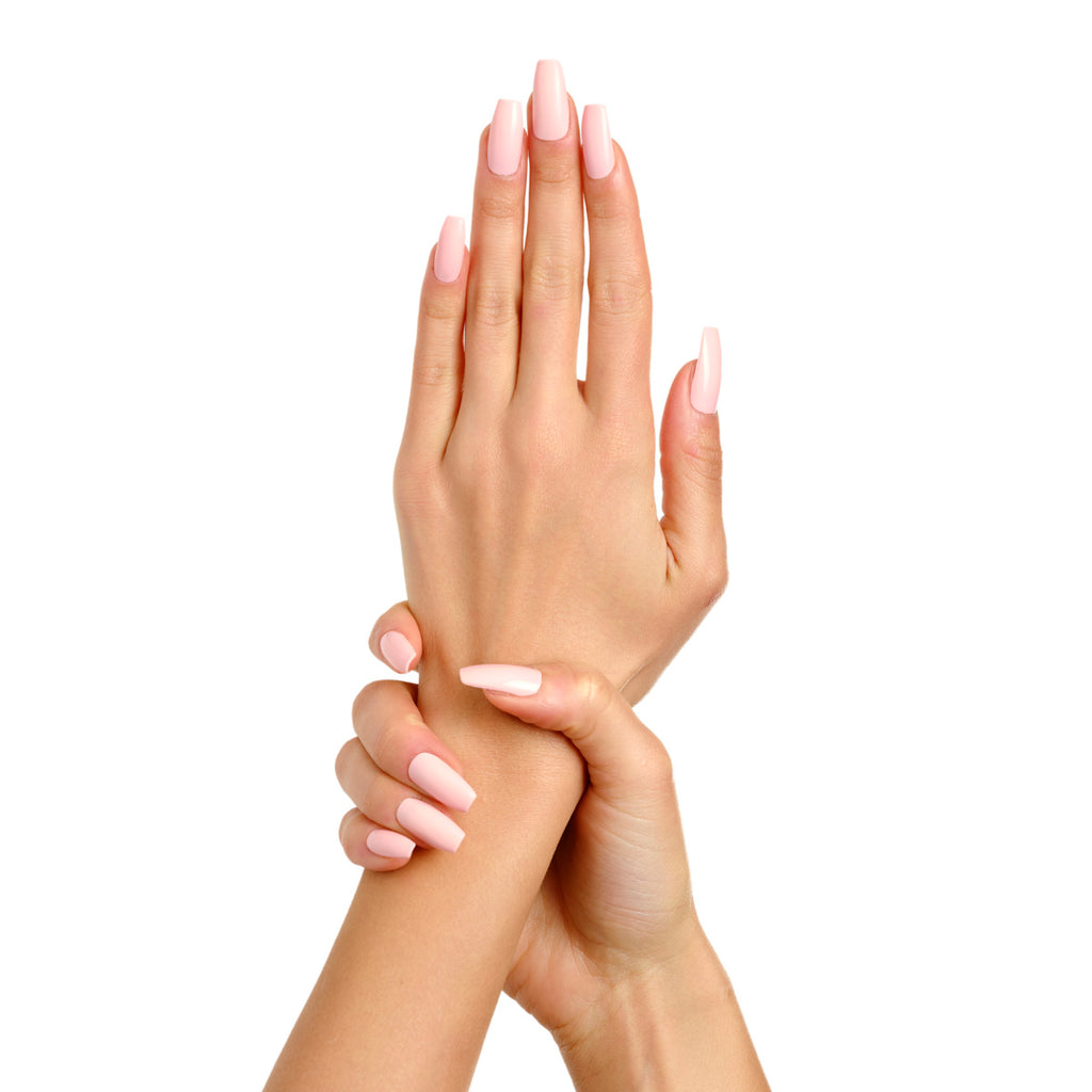 RIO PINK  BIODEGRADEABLE PRESS ON NAILS CLAWS KIT