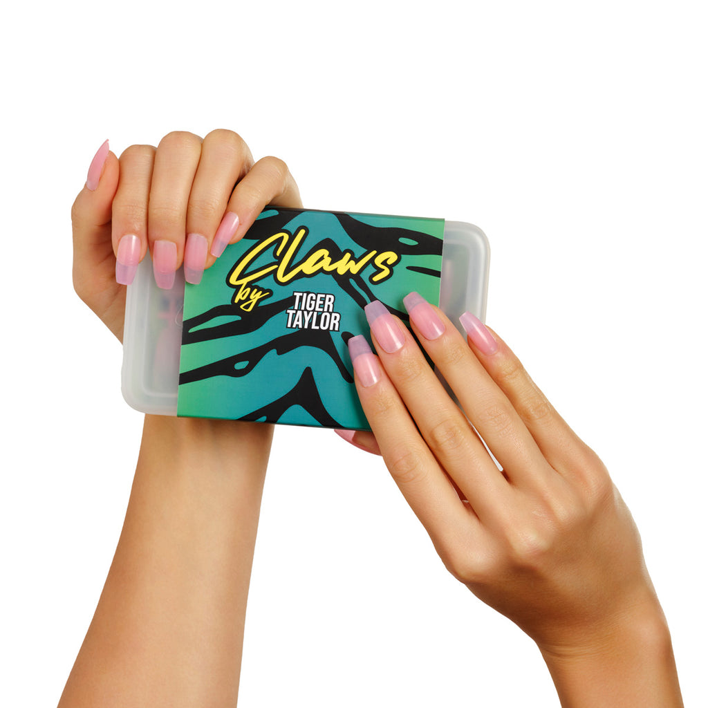 Claws by Tiger Taylor Los angeles neon pink jelly claws kit