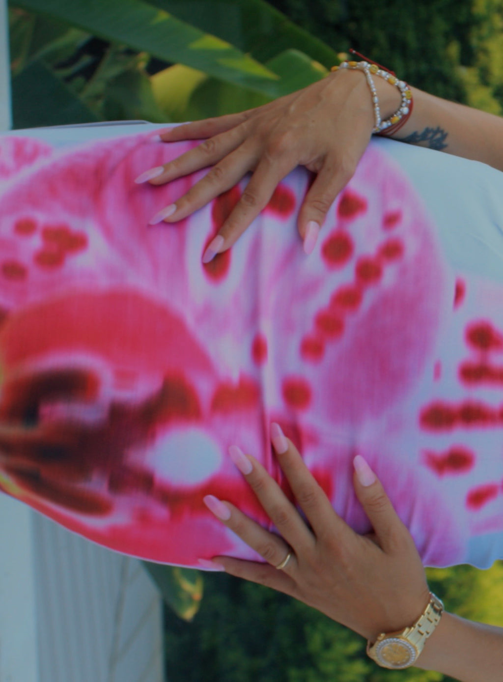 Claws by Tiger Taylor Los Angeles Neon Pink Jelly Biodegradable Nails