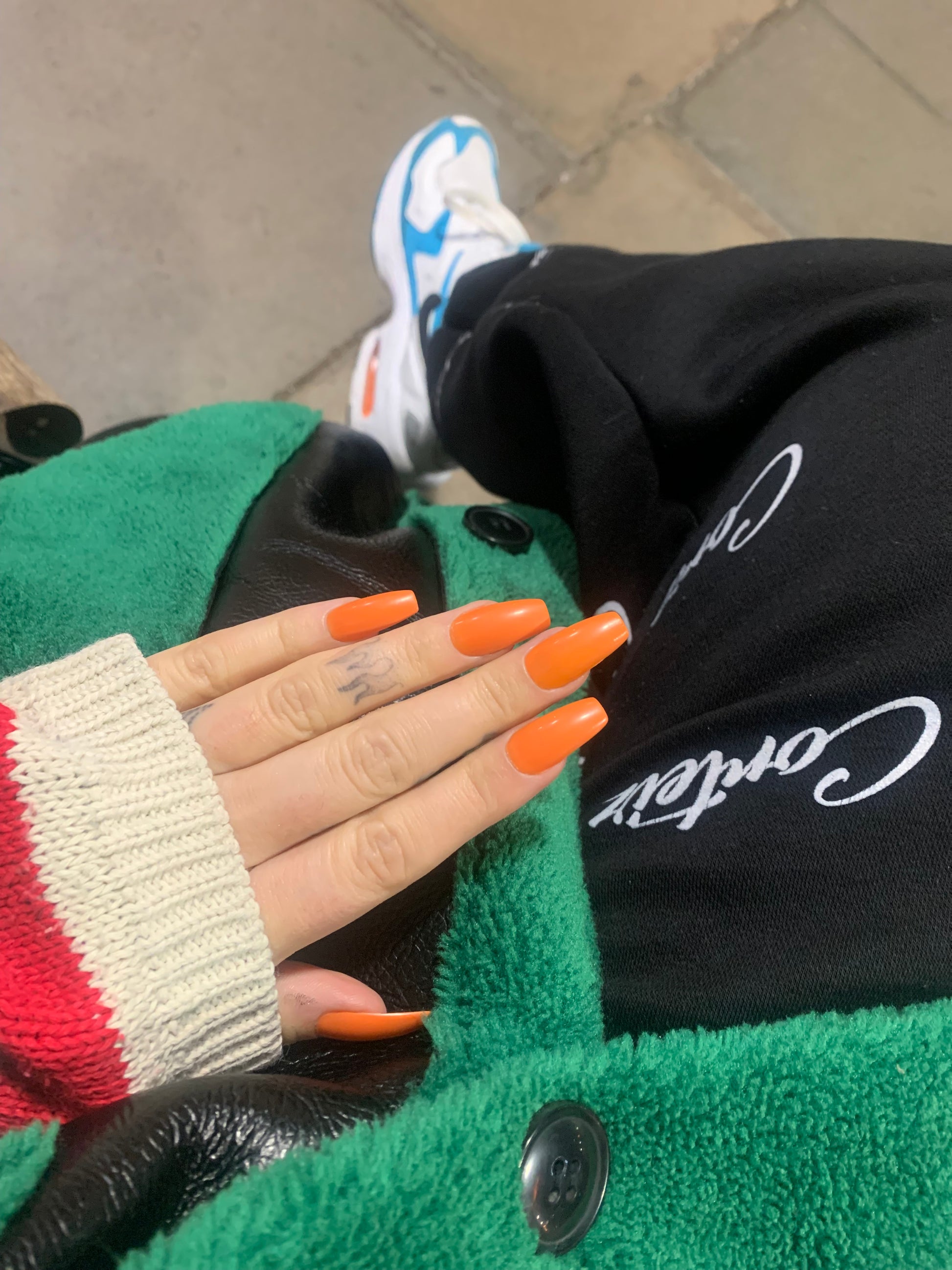 Claws by Tiger Taylor Jalisco Orange Biodegradable Nails