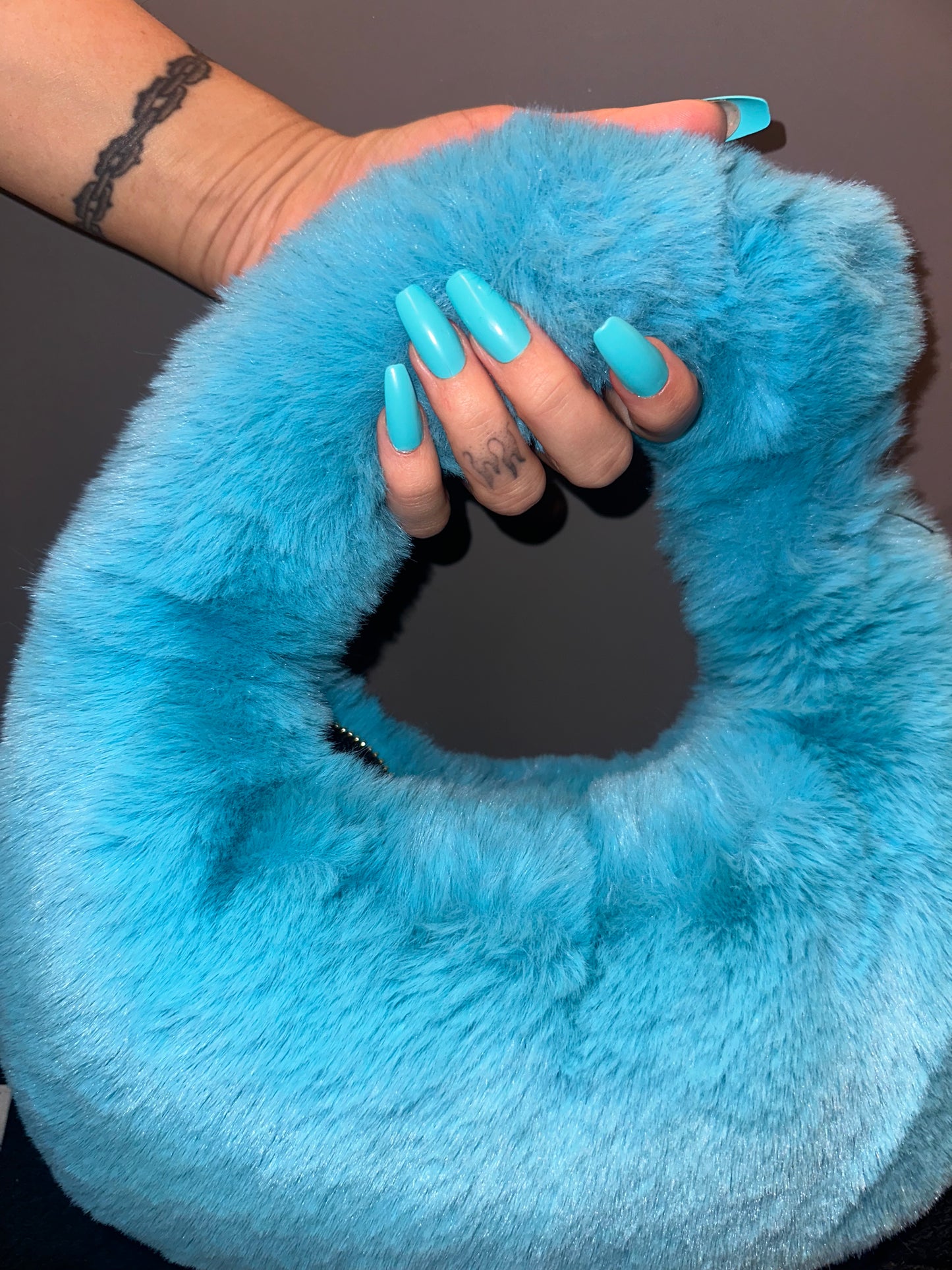 Claws by Tiger Taylor Azteca Blue Biodegradable Nails