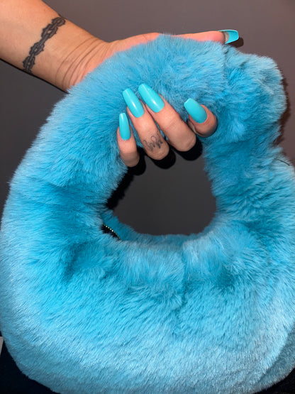 Claws by Tiger Taylor Azteca Blue Biodegradable Nails