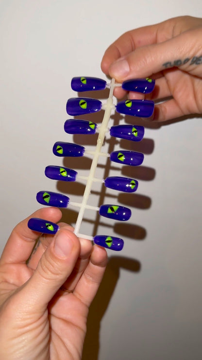 I'M WATCHING YOU BLUE CUSTOM CLAWS