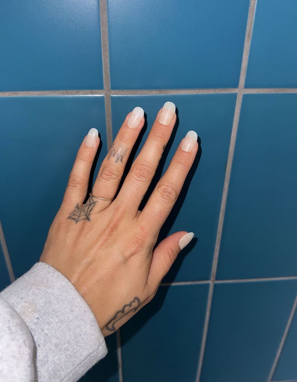 CLEAR  BIODEGRADEABLE PRESS ON NAILS CLAWS KIT